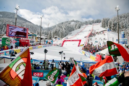 FIS Skiweltcup Rennen der Damen in Flachau